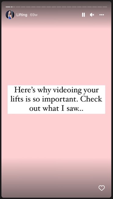 Fitness Instagram Story Idea 5