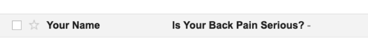 Fitness Sales Funnel - Email 1