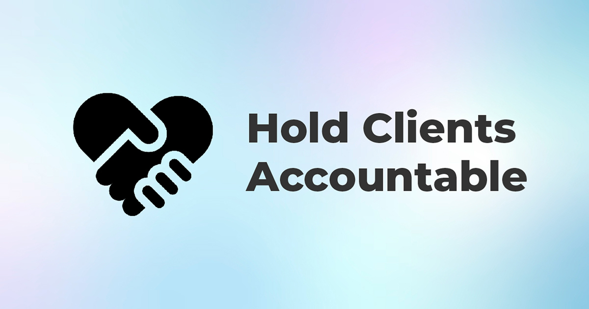 Hold Personal Training Clients Accountable