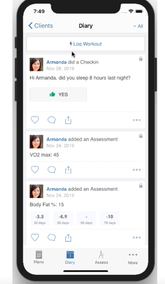 In Person Training Session