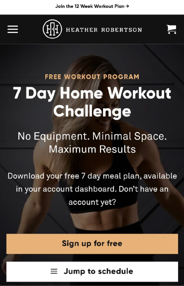 Landing Page