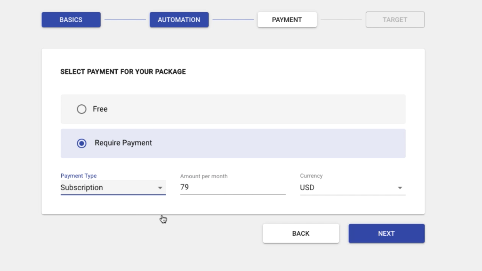 Payments