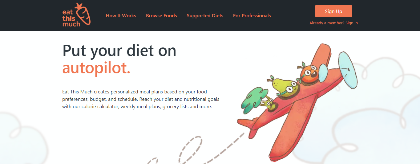 app for personal trainers EatThisMuch